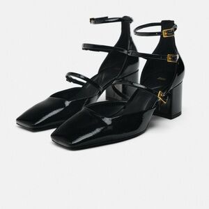 Zara block heels
